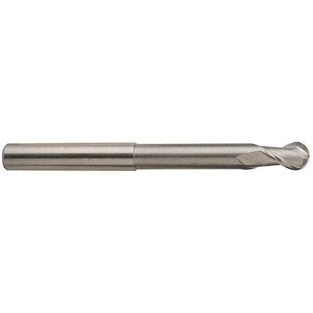 YG-1 TOOL CO 2 Flute 37 Degree Helix Ball Nose Extended Neck Ticn-Coatedalu-Power 89901TC